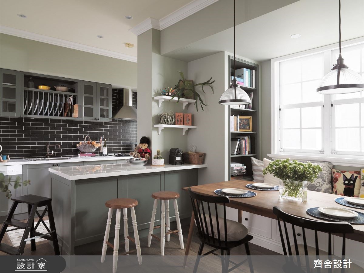 24坪中古屋(5~15年)＿美式風吧檯案例圖片＿齊舍設計事務所＿齊舍_34之15