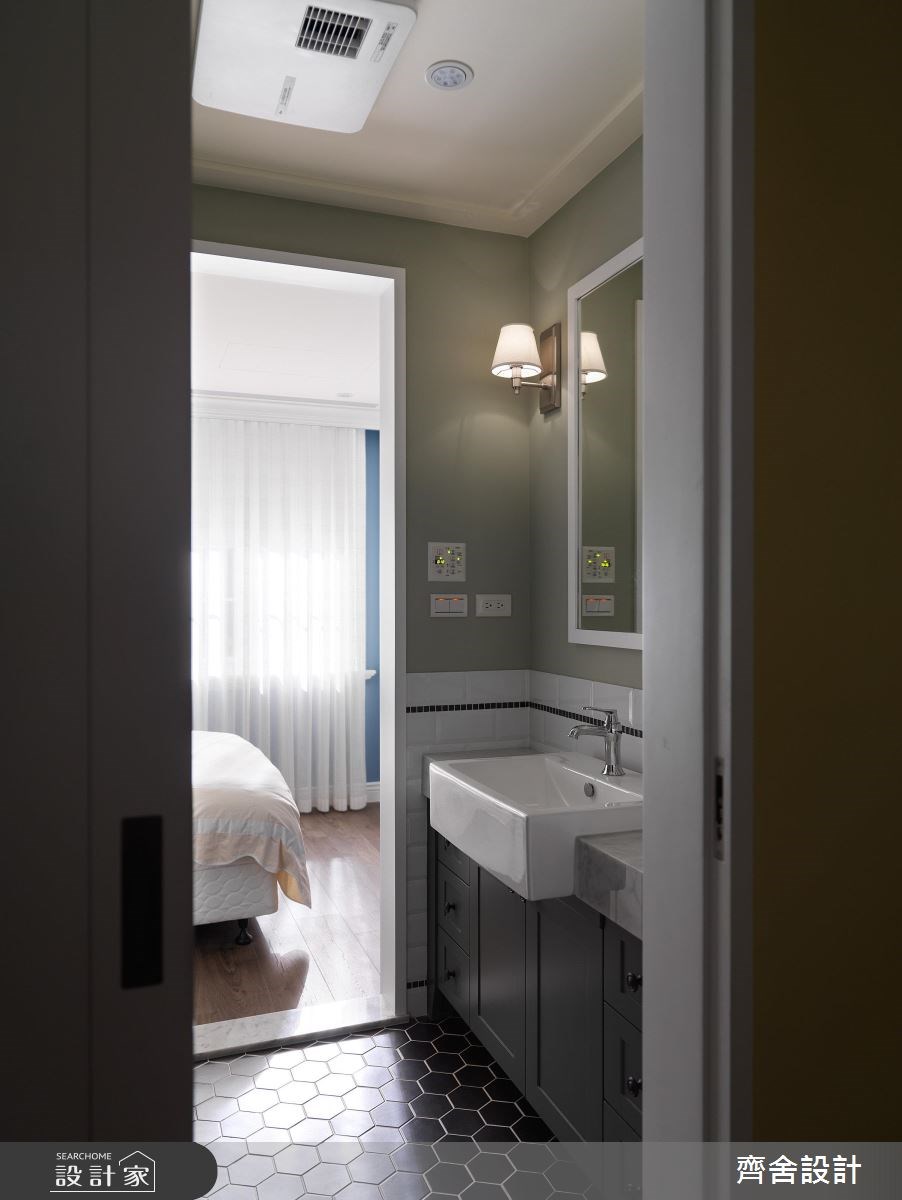 24坪中古屋(5~15年)＿美式風浴室案例圖片＿齊舍設計事務所＿齊舍_34之26