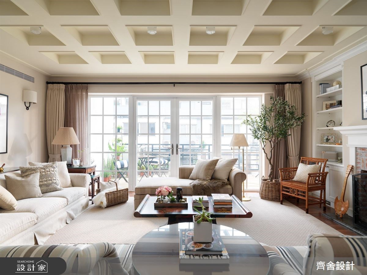 100坪中古屋(5~15年)＿美式風客廳案例圖片＿齊舍設計事務所＿齊舍_36之2