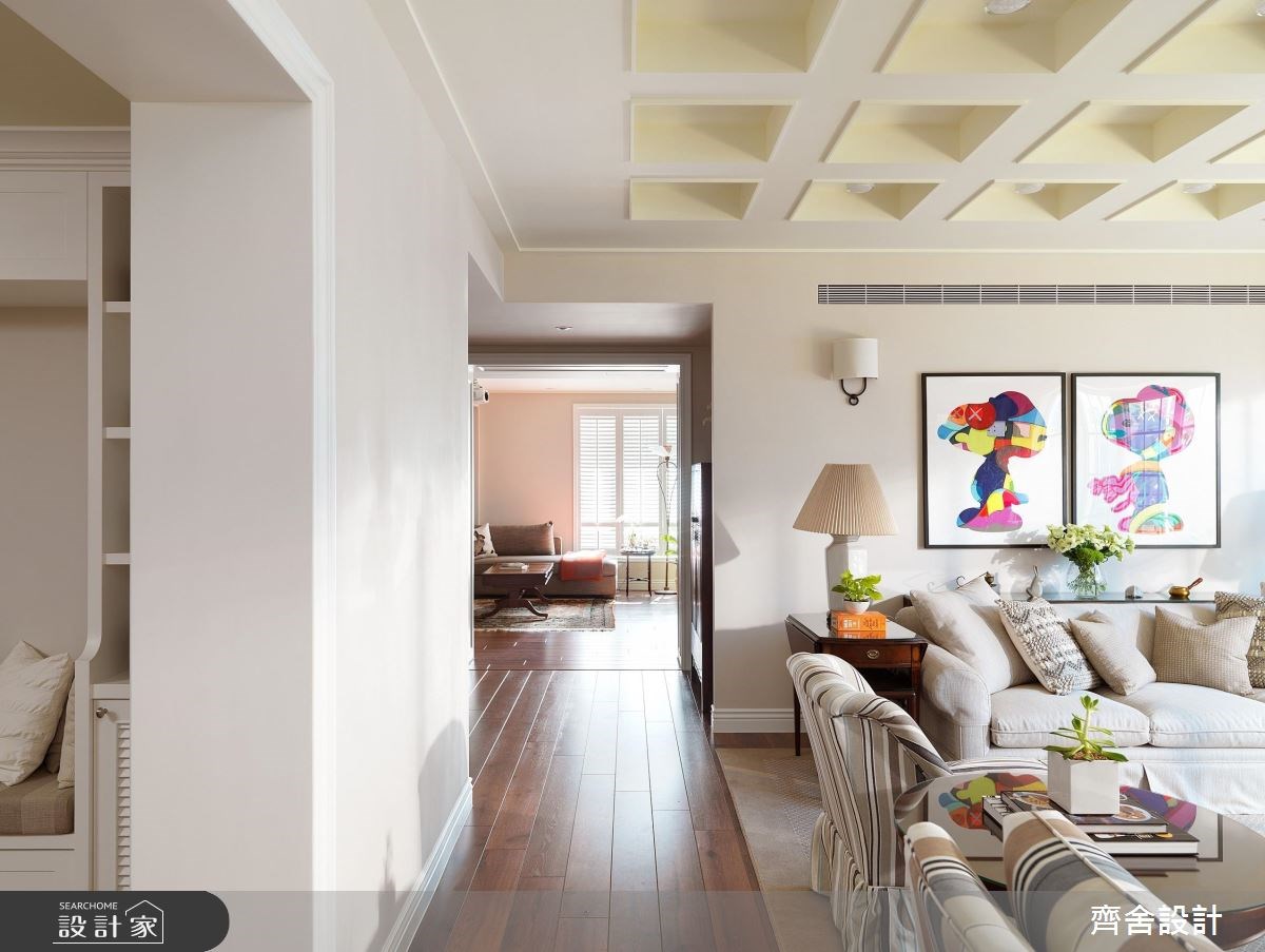 100坪中古屋(5~15年)＿美式風客廳案例圖片＿齊舍設計事務所＿齊舍_36之10