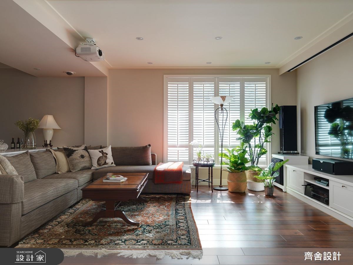 100坪中古屋(5~15年)＿美式風客廳案例圖片＿齊舍設計事務所＿齊舍_36之17