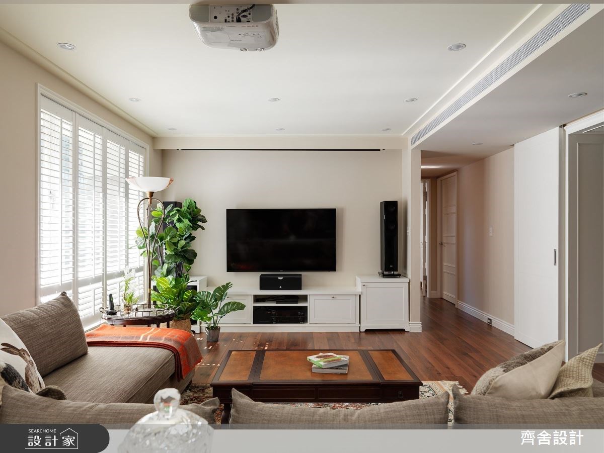 100坪中古屋(5~15年)＿美式風客廳案例圖片＿齊舍設計事務所＿齊舍_36之18