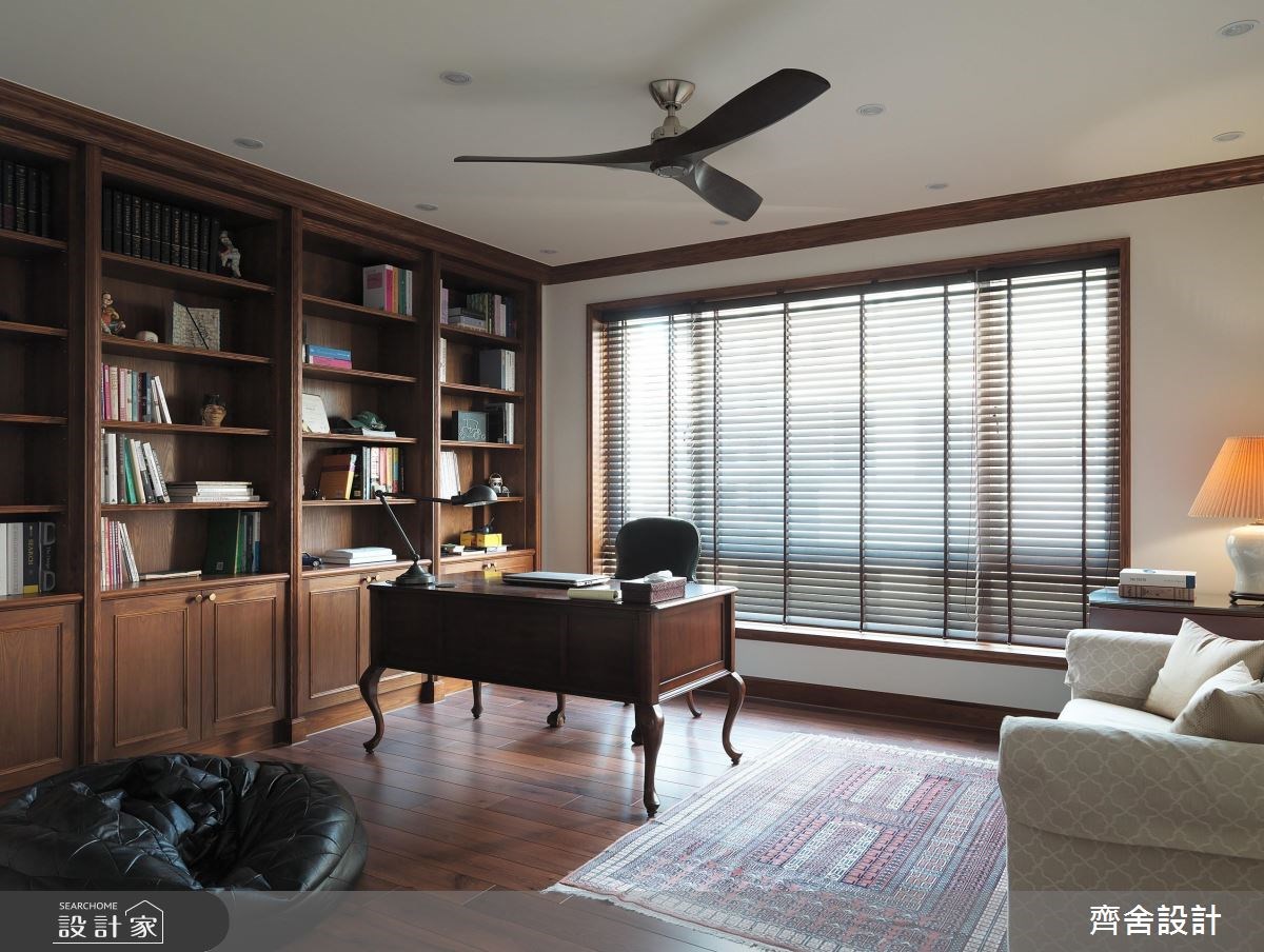 100坪中古屋(5~15年)＿美式風書房案例圖片＿齊舍設計事務所＿齊舍_36之20