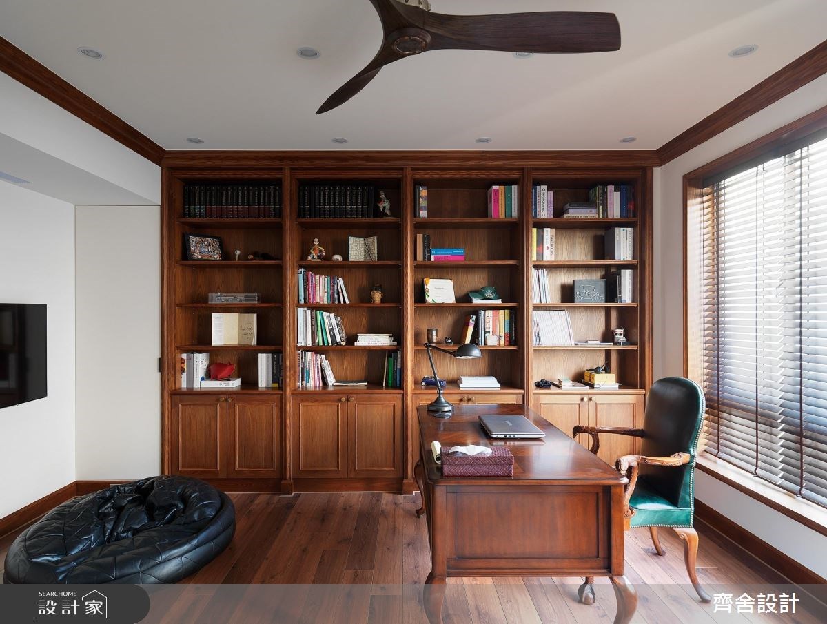 100坪中古屋(5~15年)＿美式風書房案例圖片＿齊舍設計事務所＿齊舍_36之21
