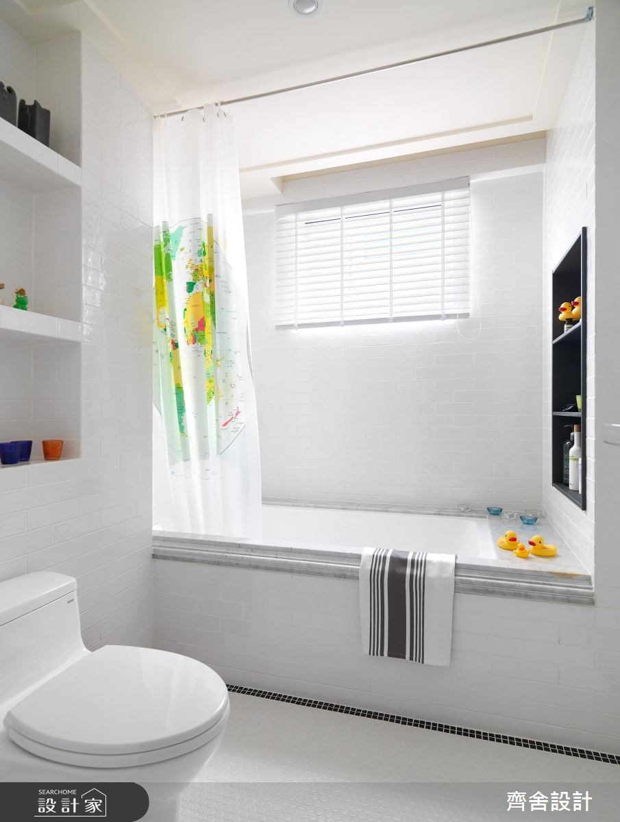 100坪中古屋(5~15年)＿美式風浴室案例圖片＿齊舍設計事務所＿齊舍_36之23