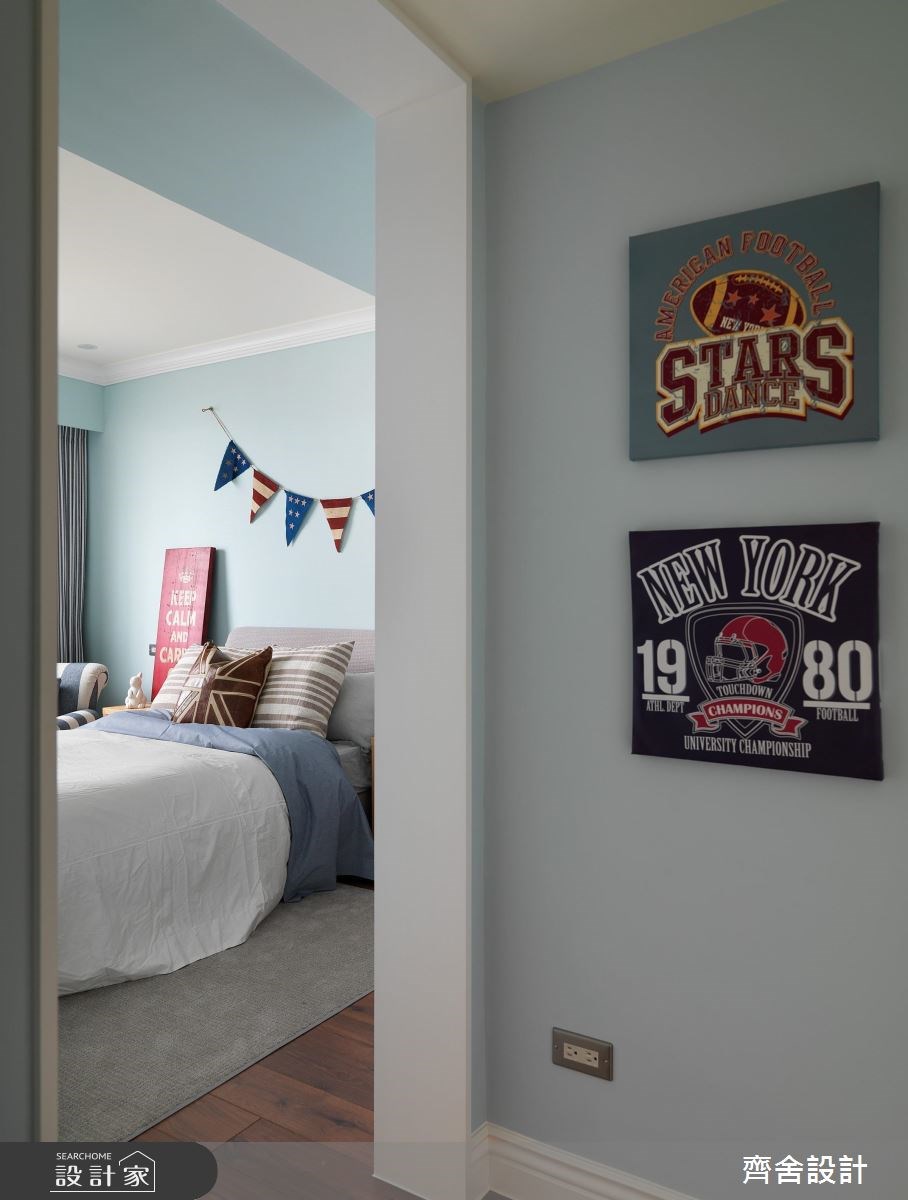 100坪中古屋(5~15年)＿美式風臥室案例圖片＿齊舍設計事務所＿齊舍_36之36