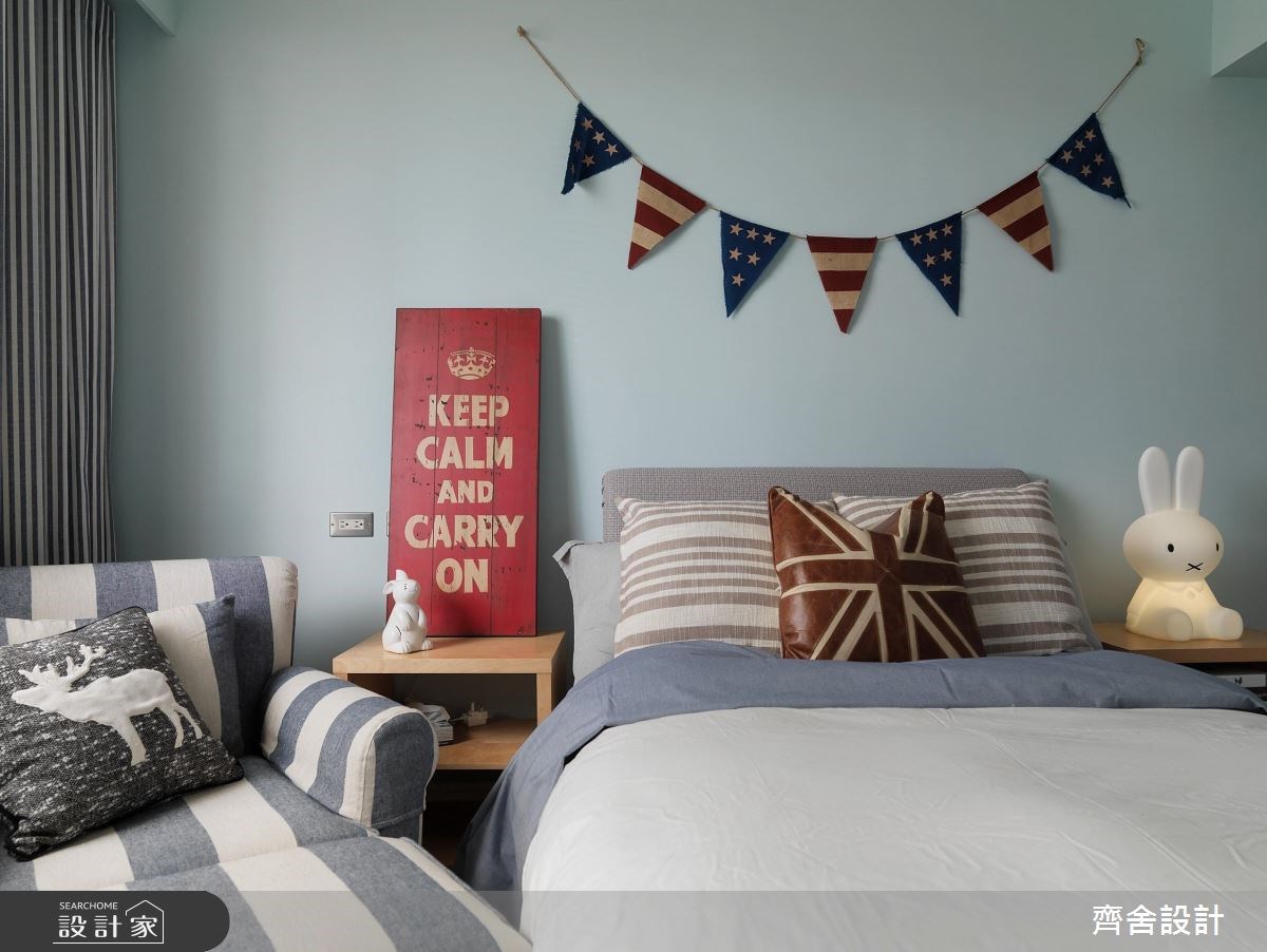 100坪中古屋(5~15年)＿美式風臥室案例圖片＿齊舍設計事務所＿齊舍_36之37