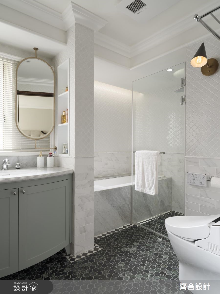 老屋(16~30年)＿美式風浴室案例圖片＿齊舍設計事務所＿齊舍_37之26