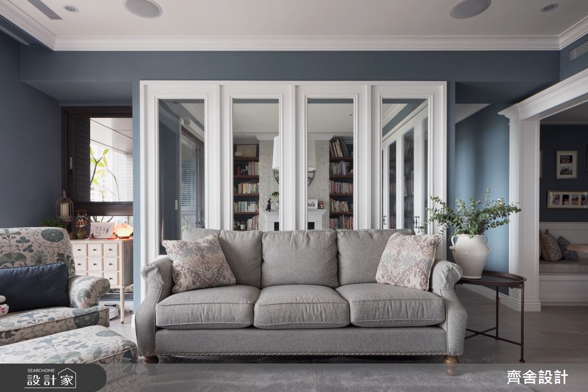 40坪新成屋(5年以下)＿美式風客廳案例圖片＿齊舍設計事務所＿齊舍_39之8