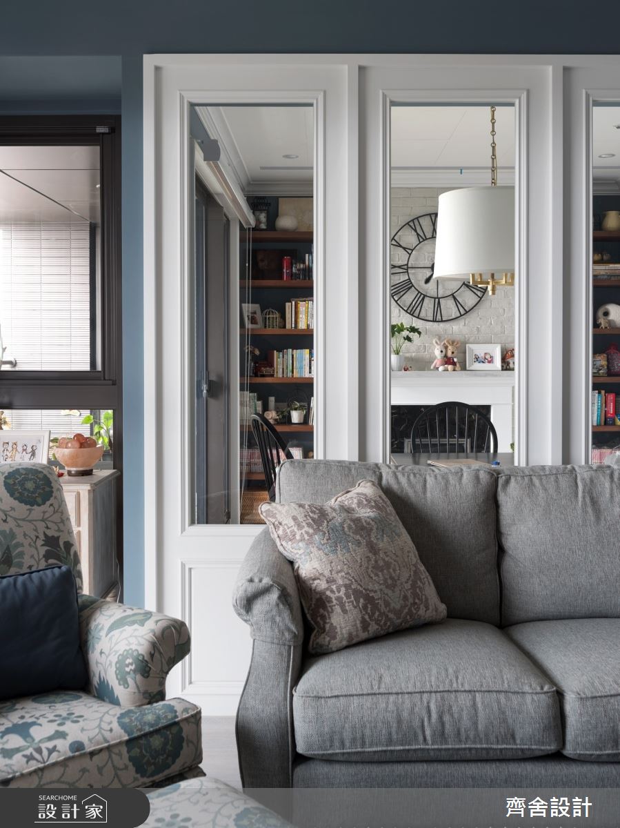 40坪新成屋(5年以下)＿美式風客廳案例圖片＿齊舍設計事務所＿齊舍_39之10