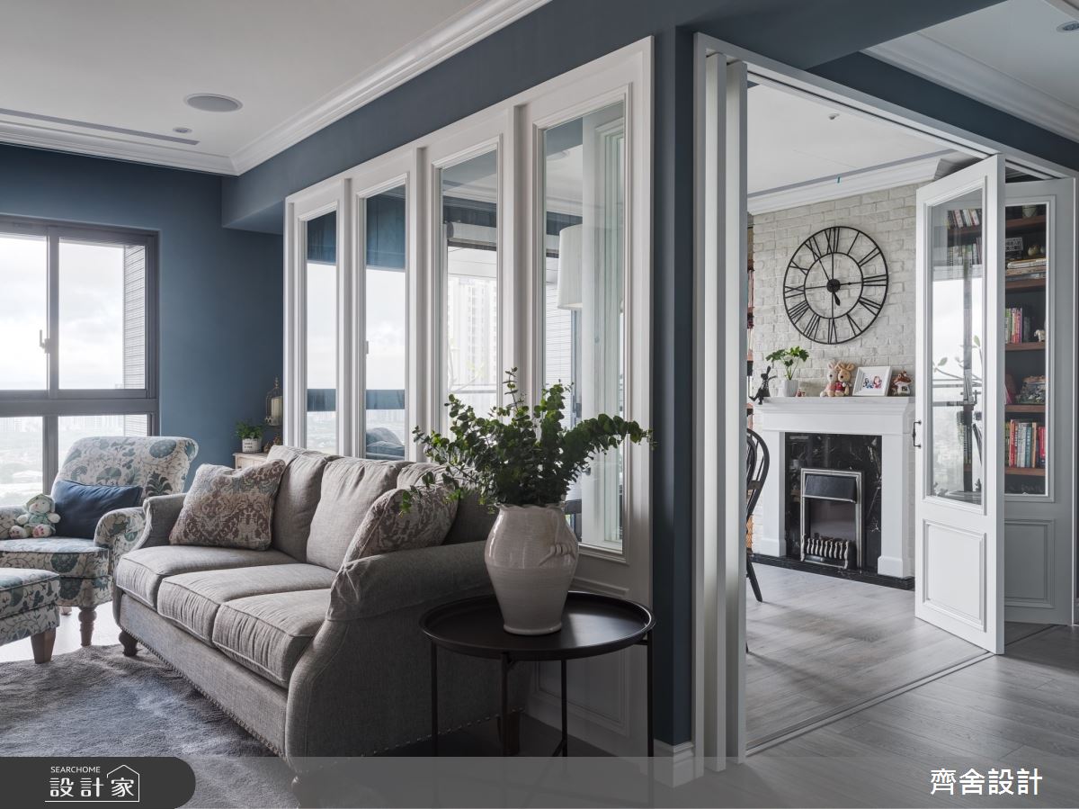 40坪新成屋(5年以下)＿美式風客廳案例圖片＿齊舍設計事務所＿齊舍_39之12