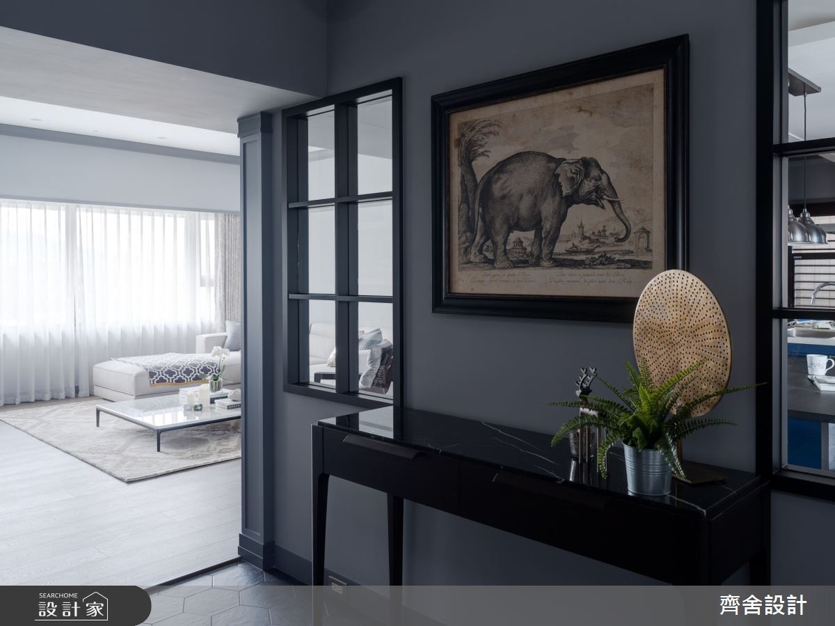 40坪新成屋(5年以下)＿混搭風玄關案例圖片＿齊舍設計事務所＿齊舍_40之1