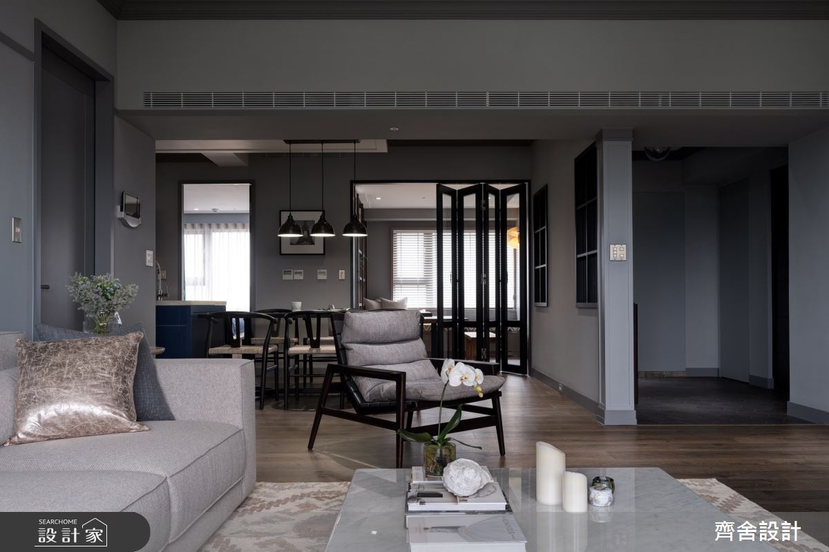40坪新成屋(5年以下)＿混搭風客廳案例圖片＿齊舍設計事務所＿齊舍_40之9