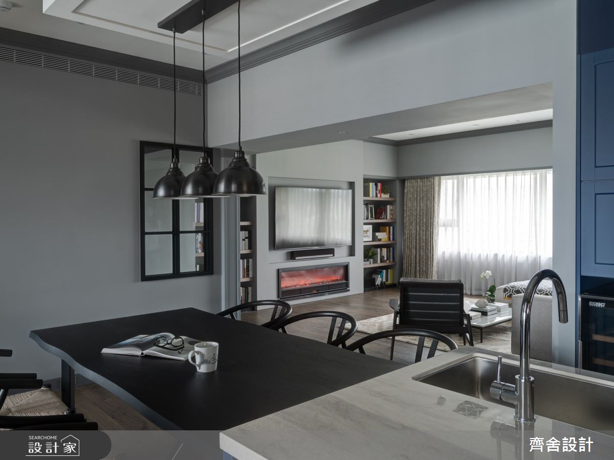 40坪新成屋(5年以下)＿混搭風餐廳案例圖片＿齊舍設計事務所＿齊舍_40之13