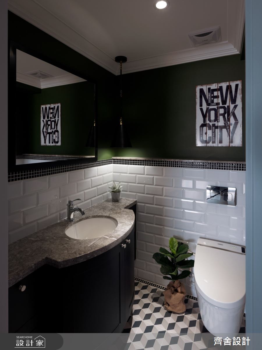 40坪新成屋(5年以下)＿混搭風浴室案例圖片＿齊舍設計事務所＿齊舍_40之15