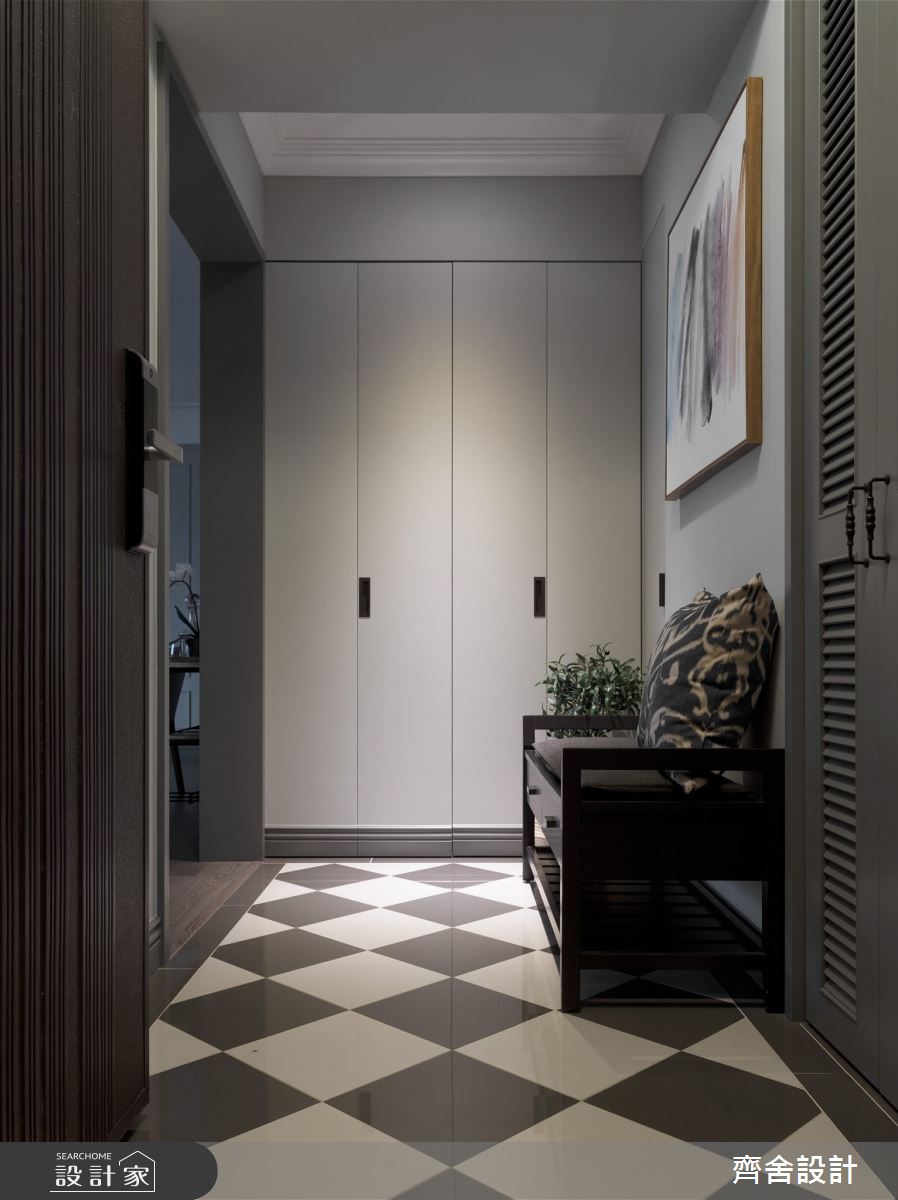 40坪新成屋(5年以下)＿美式風玄關案例圖片＿齊舍設計事務所＿齊舍_38之1