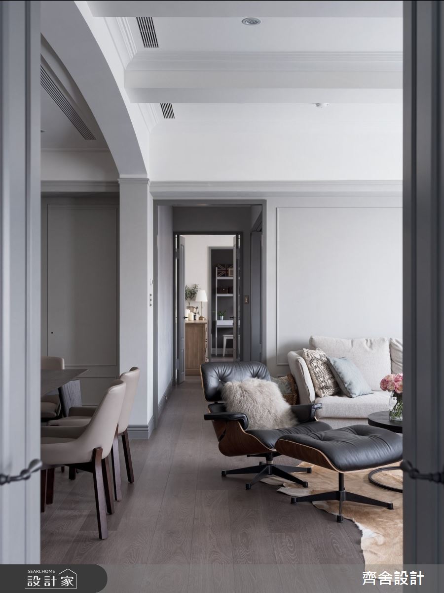 40坪新成屋(5年以下)＿美式風客廳餐廳案例圖片＿齊舍設計事務所＿齊舍_38之14