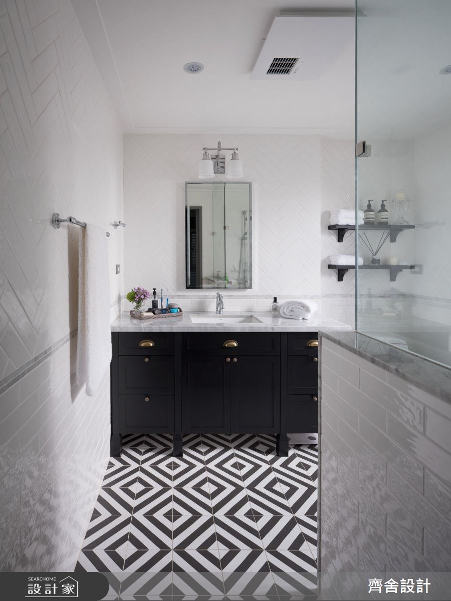 40坪新成屋(5年以下)＿美式風浴室案例圖片＿齊舍設計事務所＿齊舍_38之23