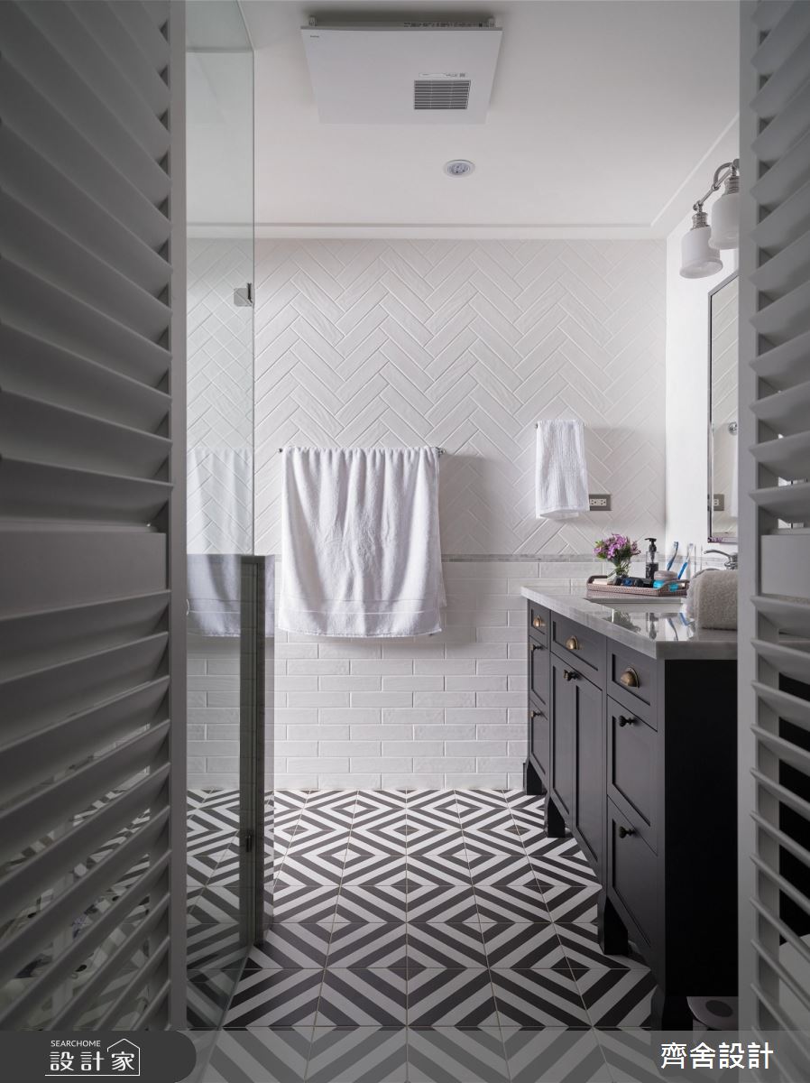40坪新成屋(5年以下)＿美式風浴室案例圖片＿齊舍設計事務所＿齊舍_38之24