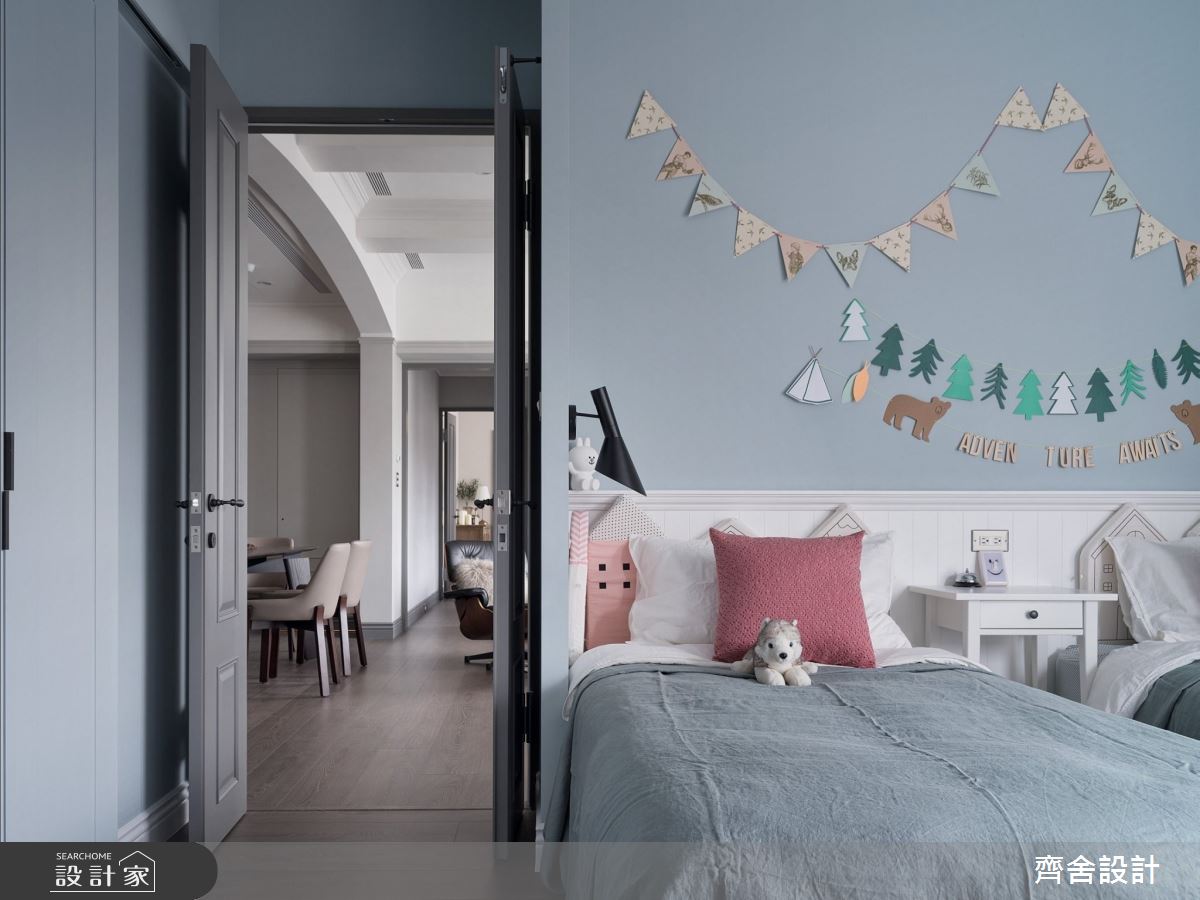 40坪新成屋(5年以下)＿美式風兒童房兒童房案例圖片＿齊舍設計事務所＿齊舍_38之27