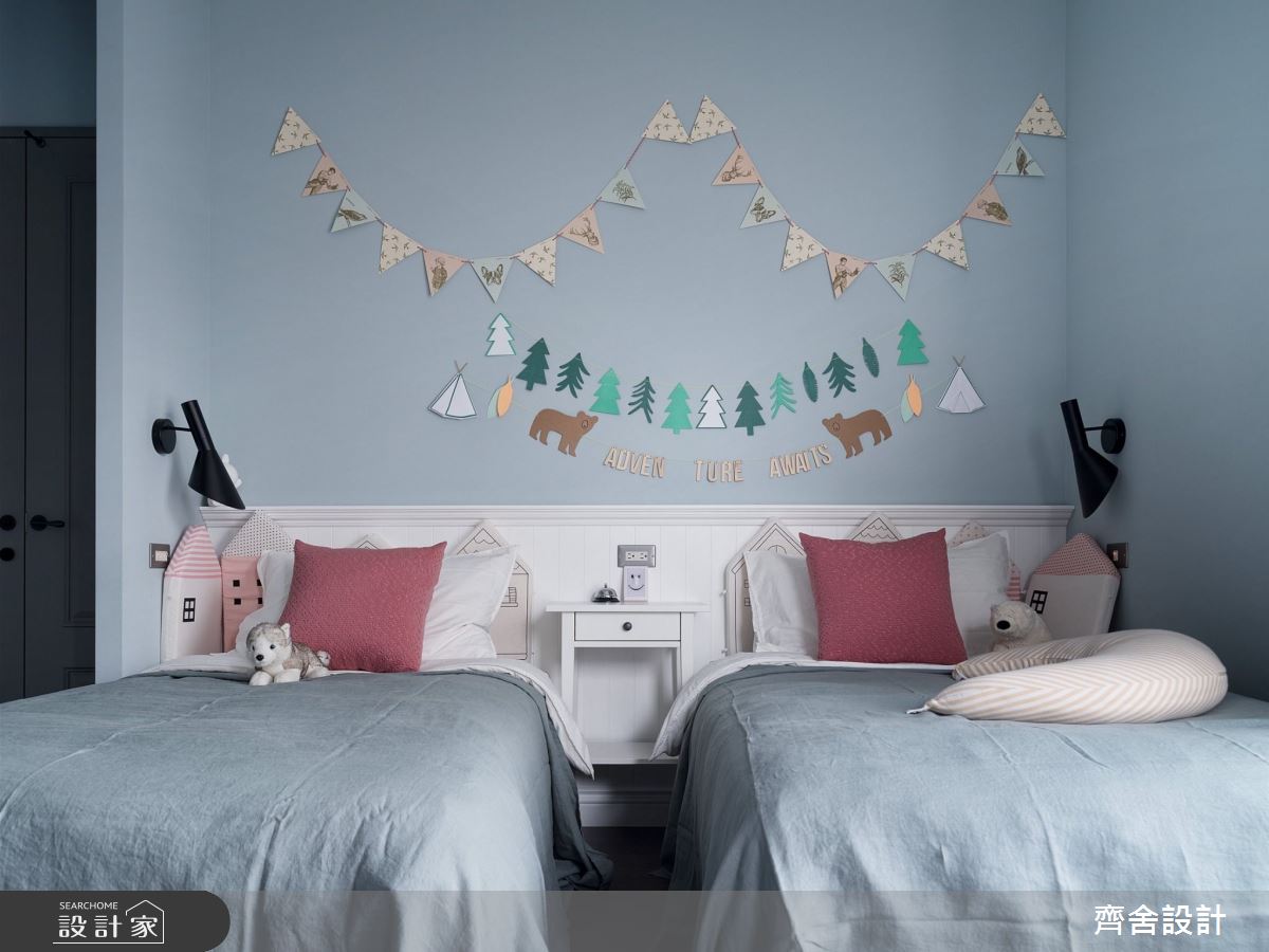 40坪新成屋(5年以下)＿美式風兒童房兒童房案例圖片＿齊舍設計事務所＿齊舍_38之29
