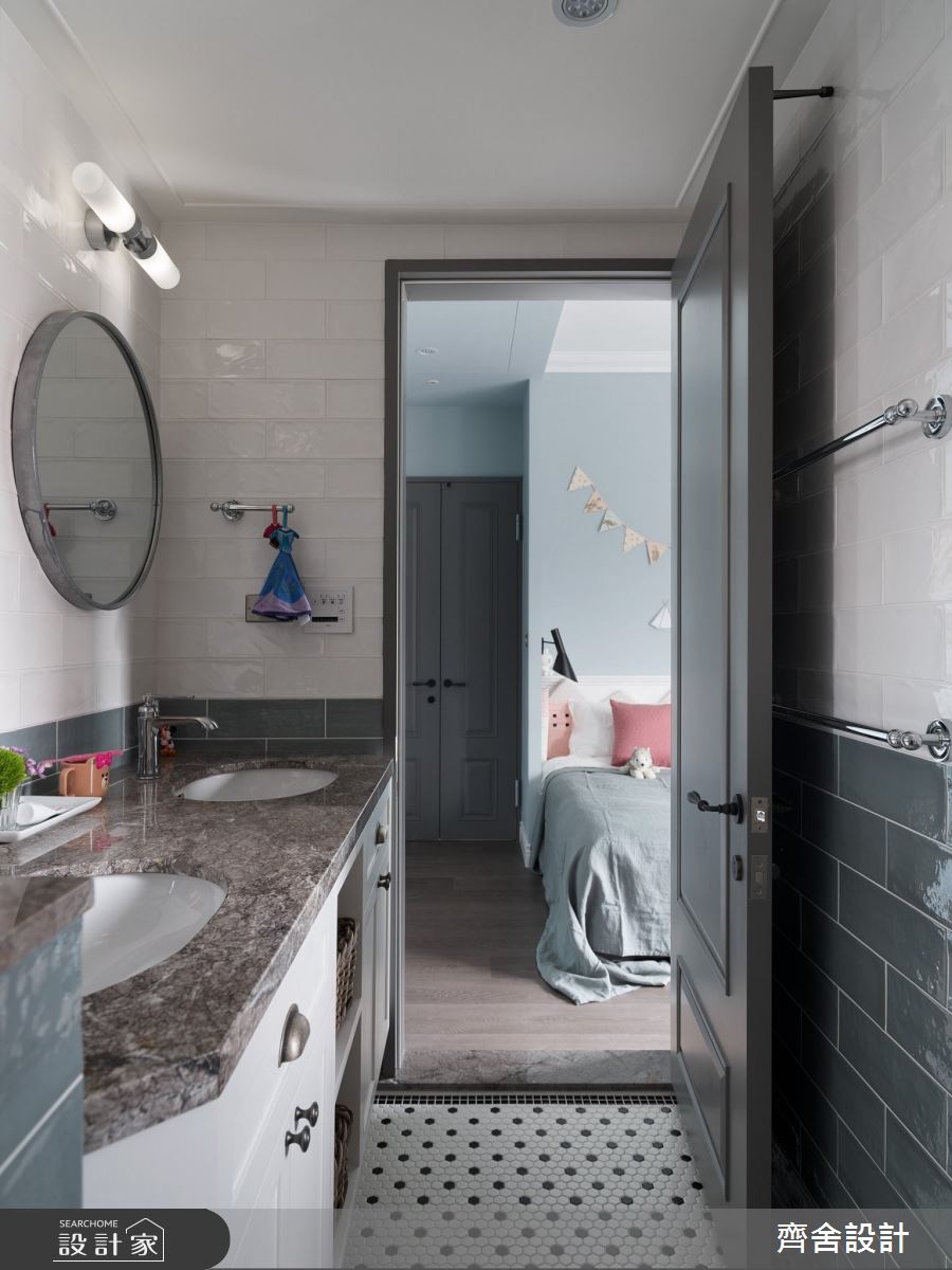 40坪新成屋(5年以下)＿美式風浴室案例圖片＿齊舍設計事務所＿齊舍_38之30