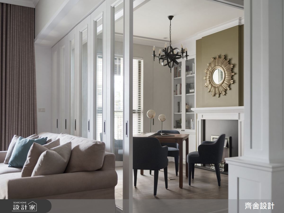 46坪新成屋(5年以下)＿美式風客廳書房多功能室案例圖片＿齊舍設計事務所＿齊舍_43之6