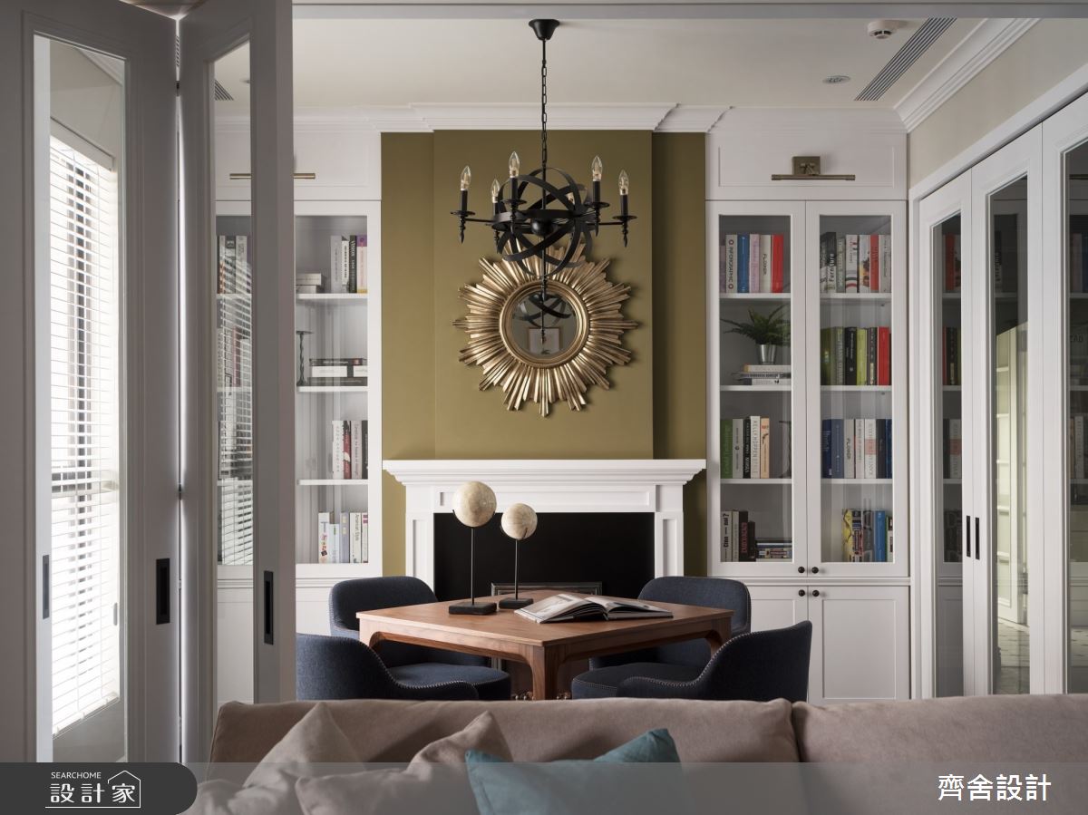 46坪新成屋(5年以下)＿美式風客廳書房多功能室案例圖片＿齊舍設計事務所＿齊舍_43之12