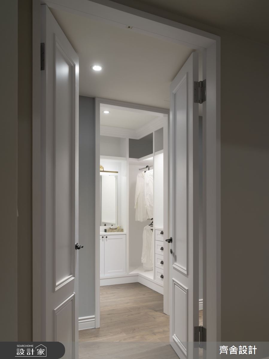 46坪新成屋(5年以下)＿美式風更衣間案例圖片＿齊舍設計事務所＿齊舍_43之28
