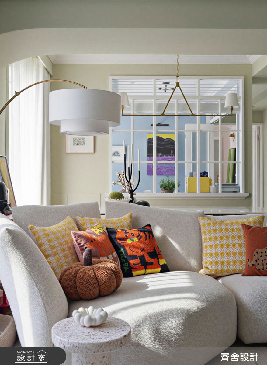 33坪新成屋(5年以下)＿美式風客廳餐廳案例圖片＿齊舍設計事務所＿齊舍_44之7