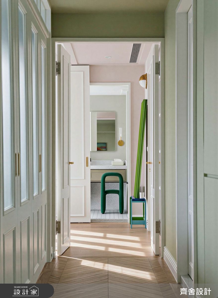 33坪新成屋(5年以下)＿美式風走廊案例圖片＿齊舍設計事務所＿齊舍_44之23