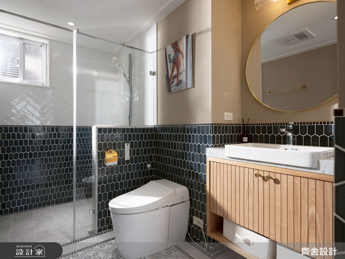 33坪新成屋(5年以下)＿美式風浴室案例圖片＿齊舍設計事務所＿齊舍_44之113