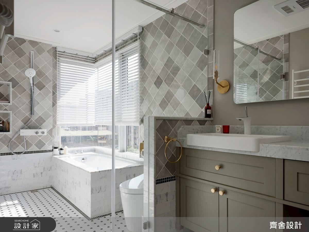 33坪新成屋(5年以下)＿美式風浴室案例圖片＿齊舍設計事務所＿齊舍_44之29