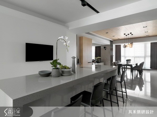 70坪預售屋＿現代風餐廳吧檯案例圖片＿共禾築研設計有限公司＿共禾築研_13之18