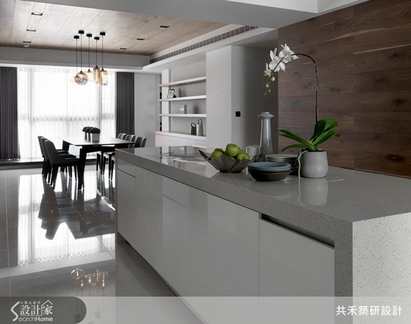 70坪預售屋＿現代風餐廳吧檯案例圖片＿共禾築研設計有限公司＿共禾築研_13之17