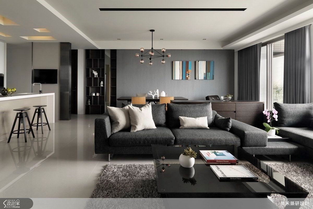65坪新成屋(5年以下)＿現代風客廳餐廳吧檯案例圖片＿共禾築研設計有限公司＿共禾築研_15之5