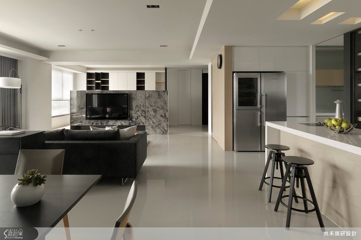 65坪新成屋(5年以下)＿現代風客廳餐廳吧檯案例圖片＿共禾築研設計有限公司＿共禾築研_15之4