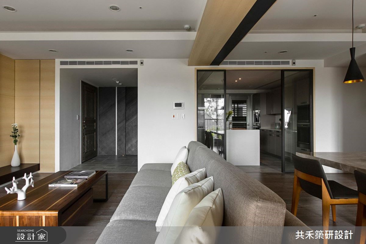 42坪新成屋(5年以下)＿現代風玄關客廳案例圖片＿共禾築研設計有限公司＿共禾築研_18之4