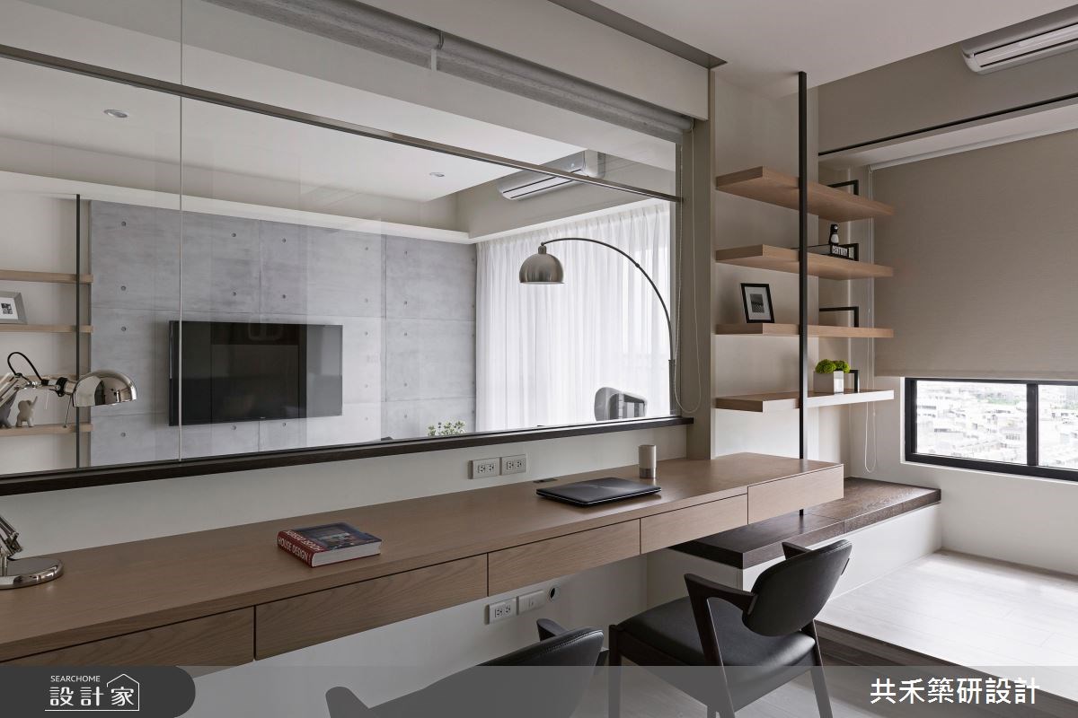 39坪新成屋(5年以下)＿現代風書房臥榻案例圖片＿共禾築研設計有限公司＿共禾築研_21之8