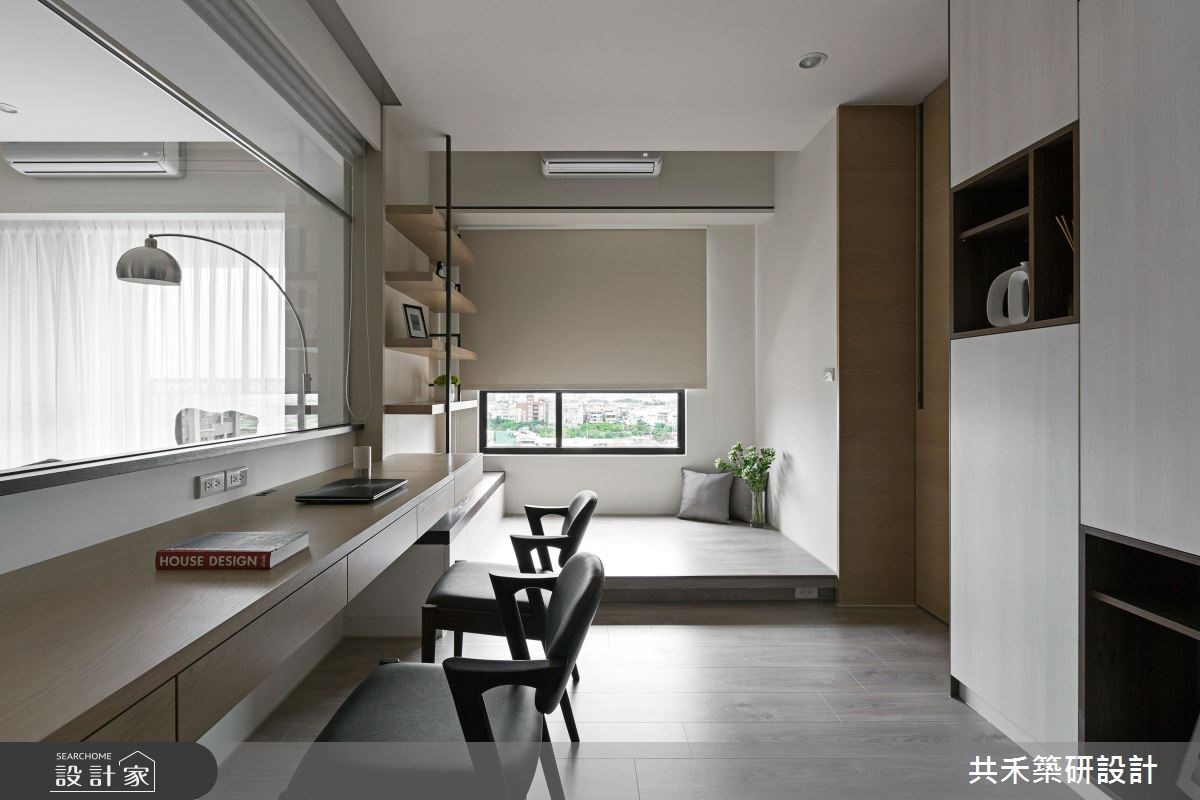 39坪新成屋(5年以下)＿現代風書房臥榻案例圖片＿共禾築研設計有限公司＿共禾築研_21之9