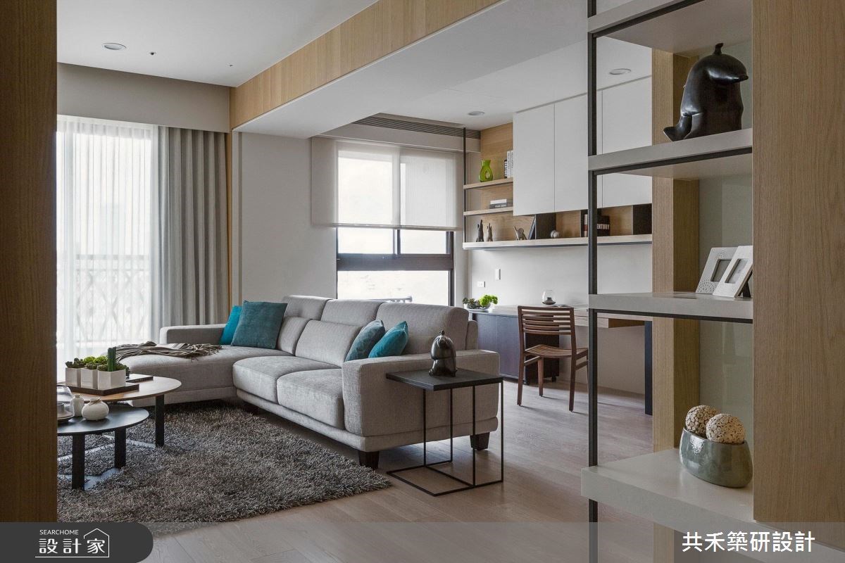 45坪預售屋＿現代風客廳書房案例圖片＿共禾築研設計有限公司＿共禾築研_22之1