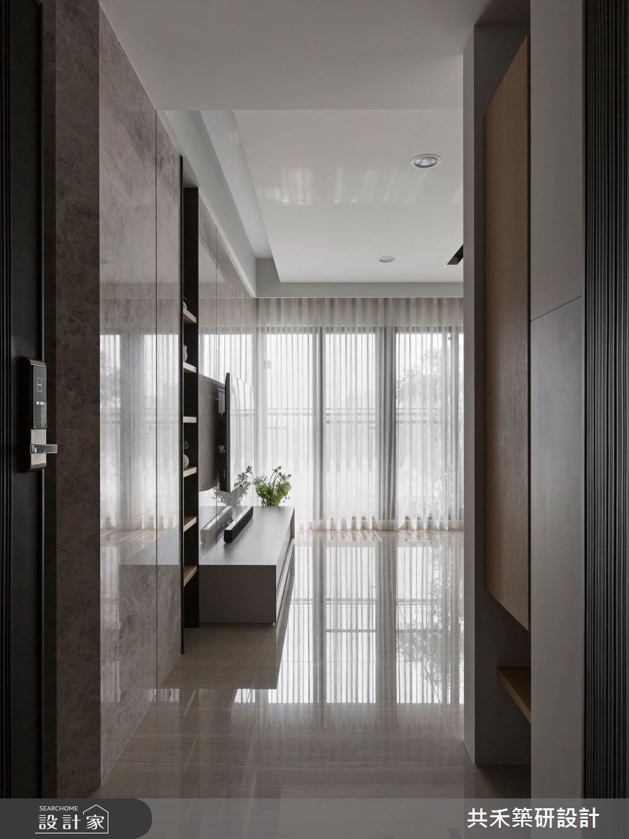 35坪預售屋＿現代風客廳走廊案例圖片＿共禾築研設計有限公司＿共禾築研_26之1