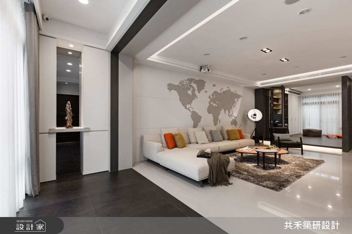 106坪預售屋＿現代風客廳案例圖片＿共禾築研設計有限公司＿共禾築研_31之1
