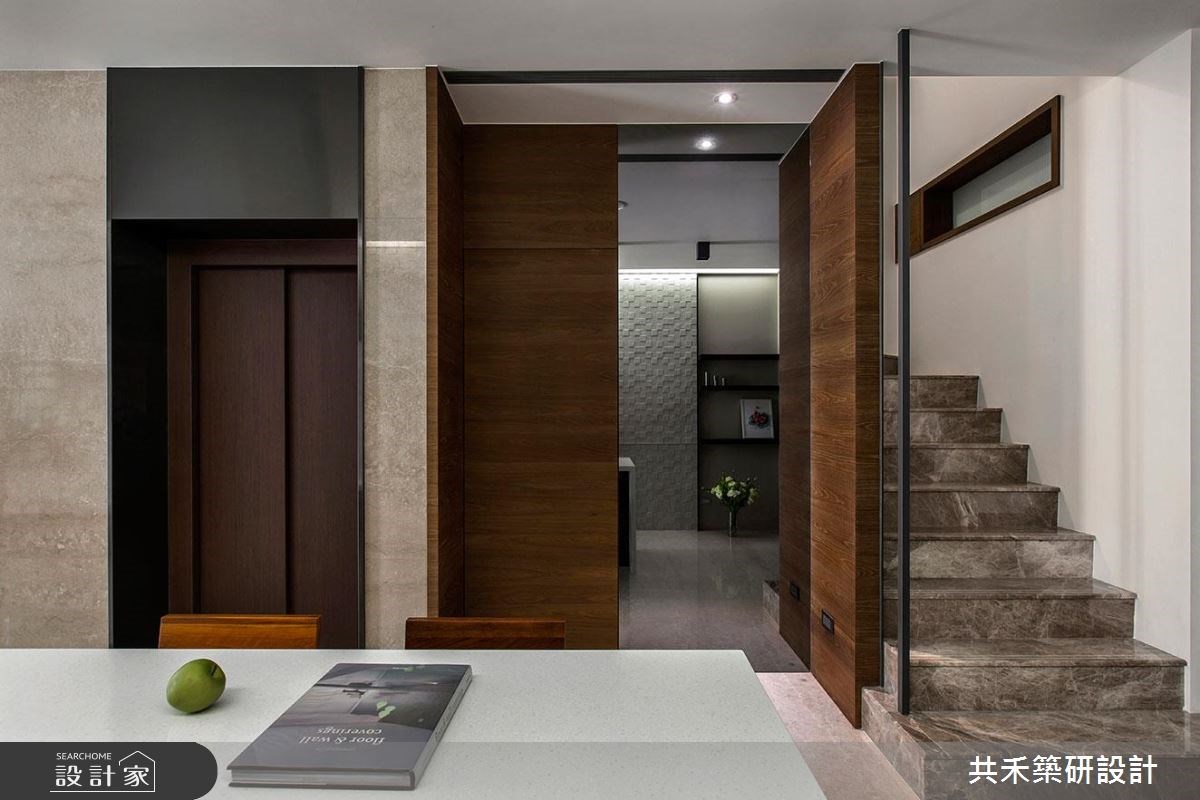 135坪新成屋(5年以下)＿簡約風吧檯樓梯案例圖片＿共禾築研設計有限公司＿共禾築研_32之9