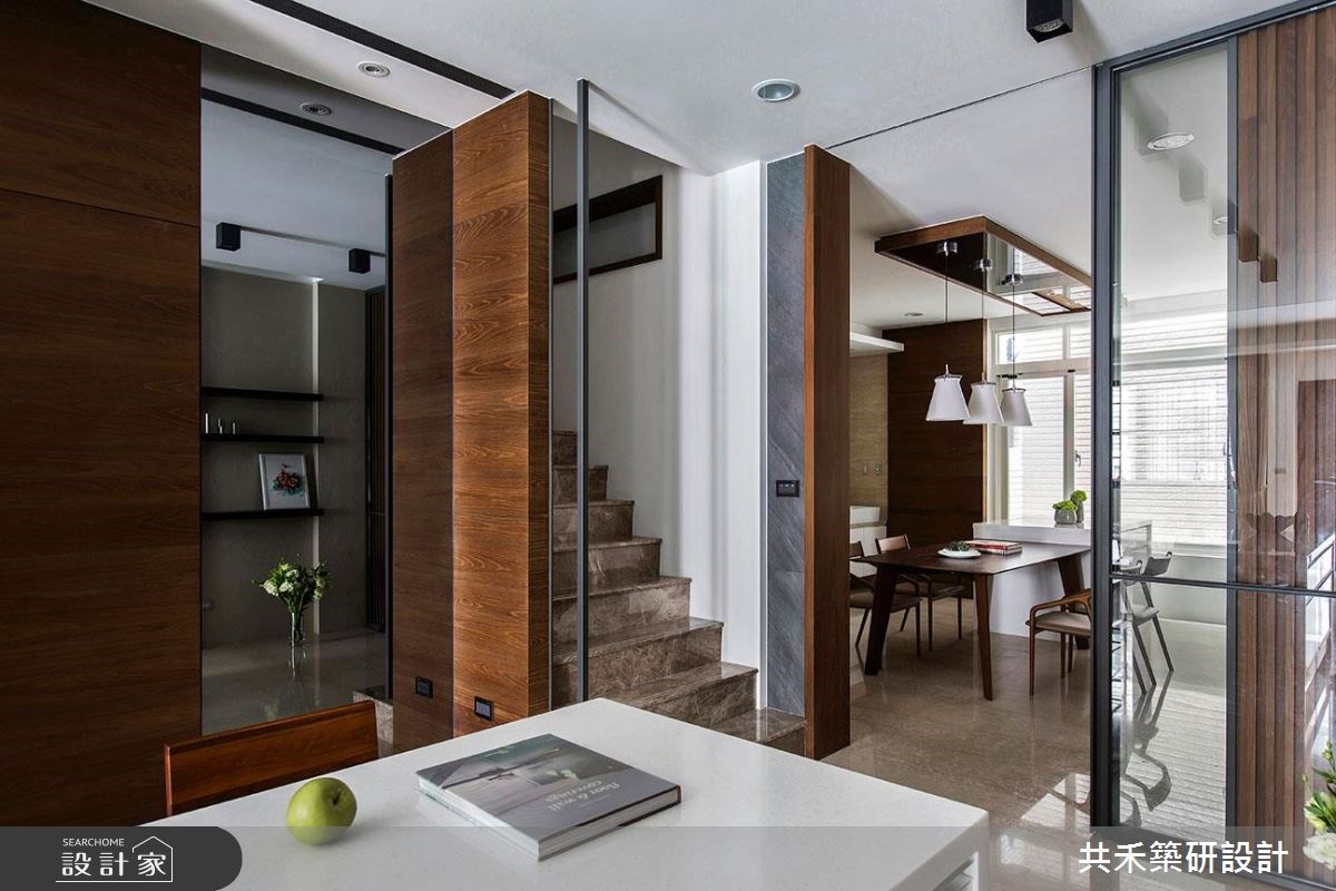 135坪新成屋(5年以下)＿簡約風餐廳吧檯樓梯案例圖片＿共禾築研設計有限公司＿共禾築研_32之10
