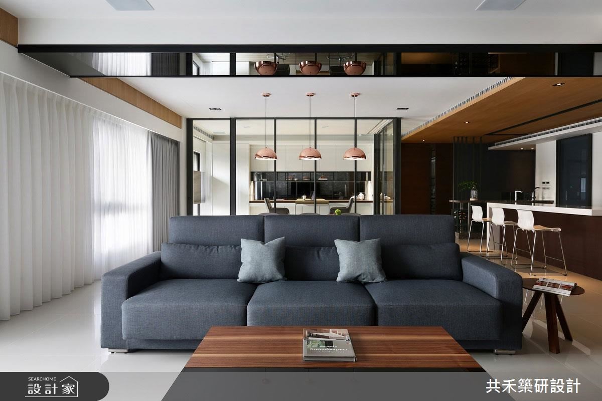 85坪新成屋(5年以下)＿簡約風客廳吧檯案例圖片＿共禾築研設計有限公司＿共禾築研_33之6