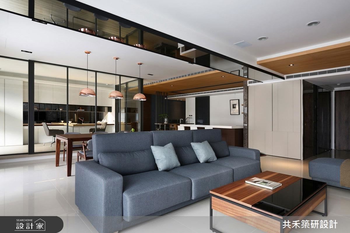 85坪新成屋(5年以下)＿簡約風客廳書房案例圖片＿共禾築研設計有限公司＿共禾築研_33之7
