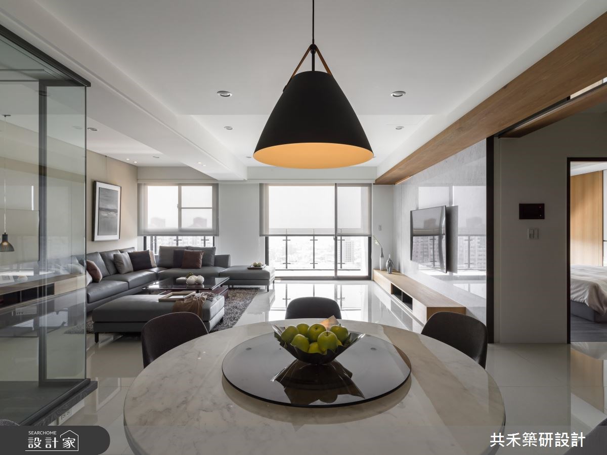 80坪預售屋＿簡約風客廳餐廳案例圖片＿共禾築研設計有限公司＿共禾築研_34之4