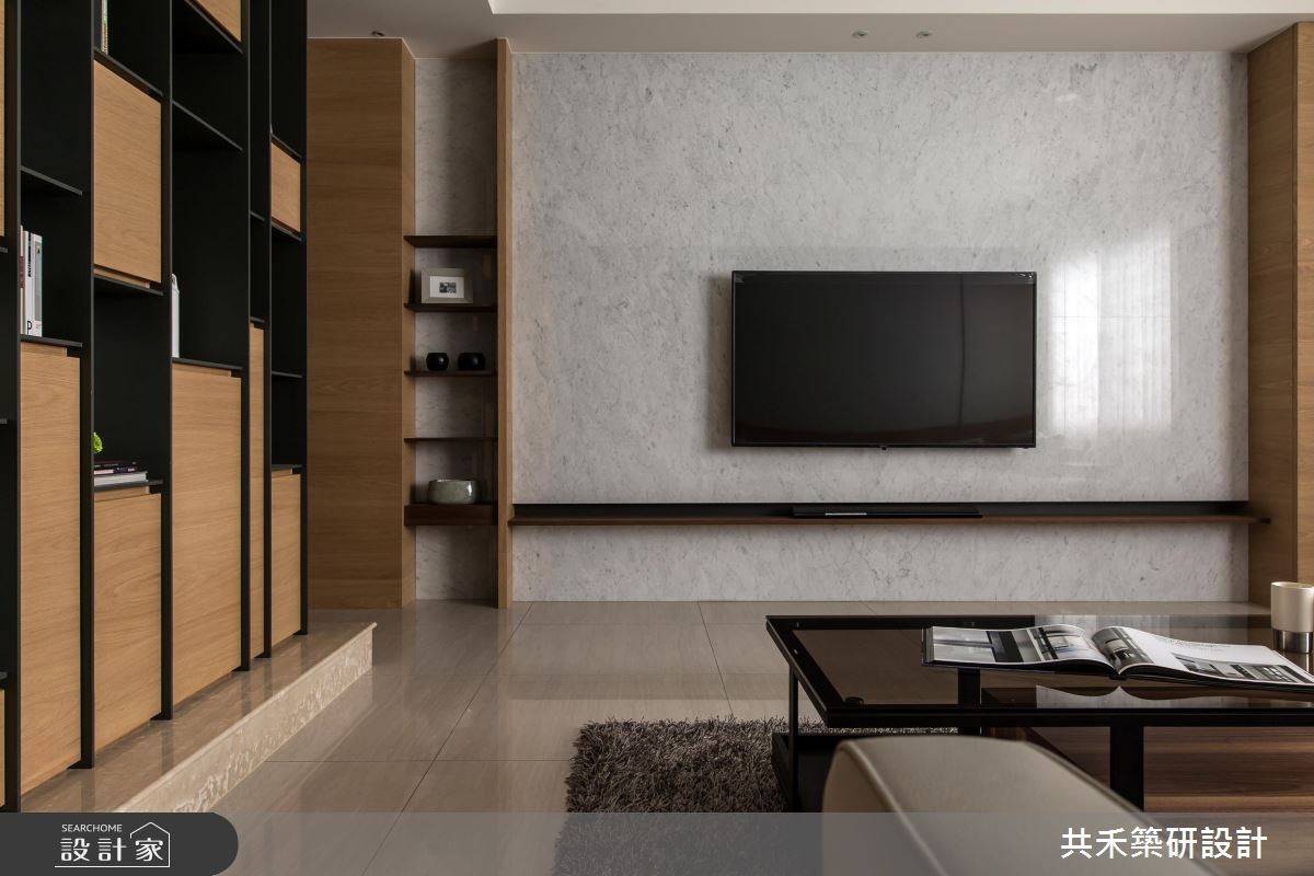 85坪新成屋(5年以下)＿簡約風客廳案例圖片＿共禾築研設計有限公司＿共禾築研_35之5