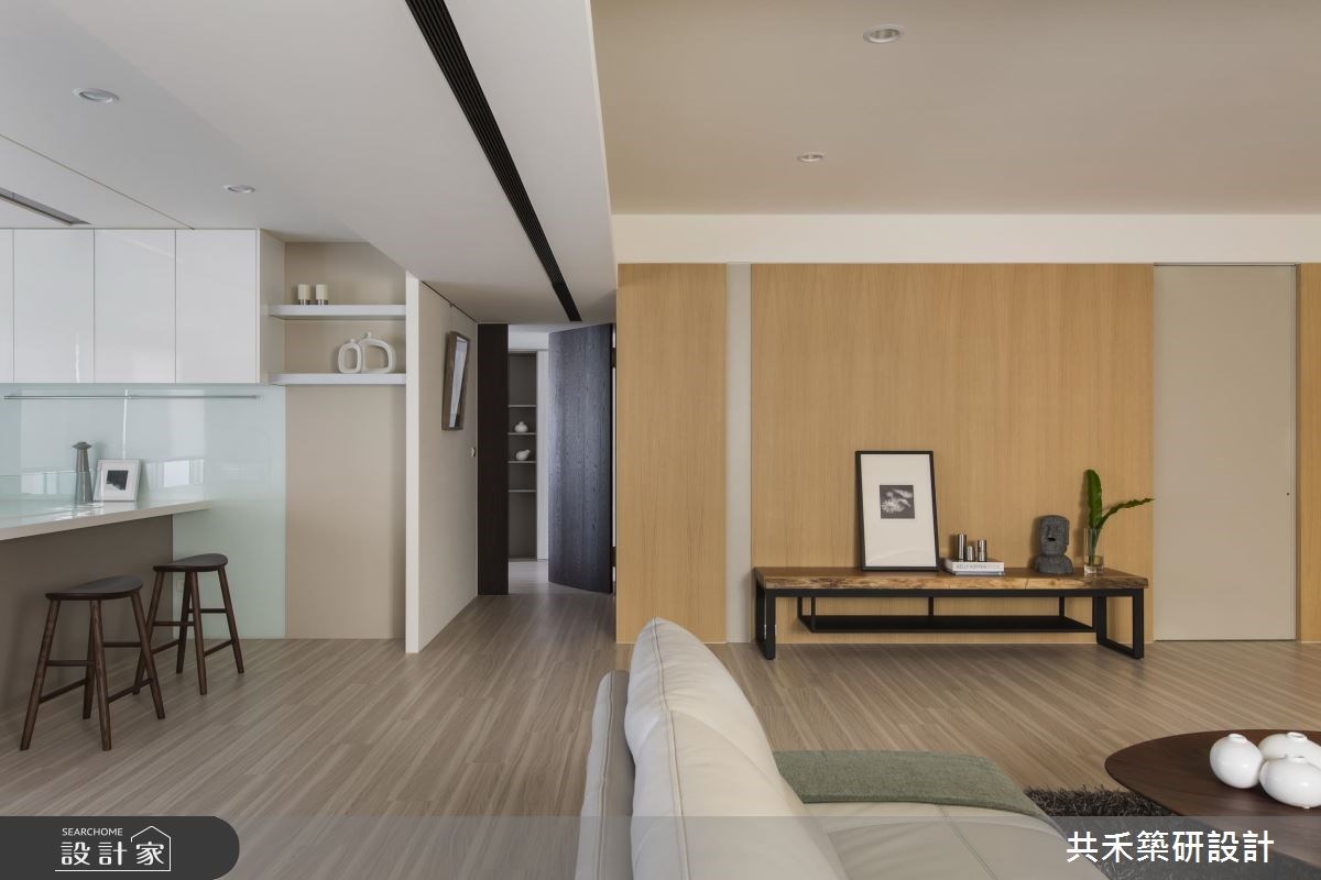 40坪老屋(16~30年)＿簡約風客廳吧檯案例圖片＿共禾築研設計有限公司＿共禾築研_36之14